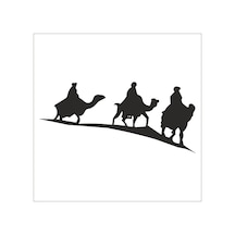 Kervan Folyo Sticker 20cm Uzunluk Siyah