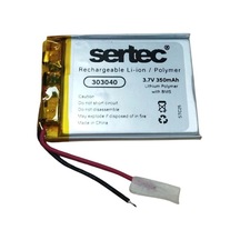 Tedar Sertec 303040 3.7v 350 Mah Li-polymer Pil Devreli/1.5a Najmaddin