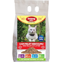 Bonny Nice Doğal Pellet Çam Peleti Kalın Kedi Kumu 15 x 3 L