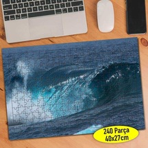 Hırçın Deniz Dalgası Doğa 240 Parça Puzzle Yapboz-87269492