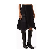 3.1 Phillip Lim Utility Poplin Etek Asimetrik Kesim Ve Fonksiyonel Cep Detaylı Siyah