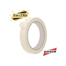 Dayson Maskeleme Bandı Kağıt Bant Beyaz 18 Mm X 35 Metre