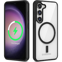 Galaxy S23 Plus Kılıf Magsafe Wireless Şarj Özellikli Silikon Zore Ege Kılıf