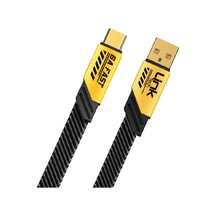 Linktech K470 Mecha Style USB - Type-C 66 W 6A 1.2 M Hızlı Şarj Kablosu