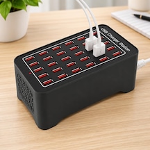 150w 30 Portlu Usb Masaüstü Şarj İstasyonu 2.4a Yfy-a7
