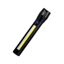 Powermaster Metal Flashlight Power Ledli Şarjlı El Feneri Pm-14621 Diğer