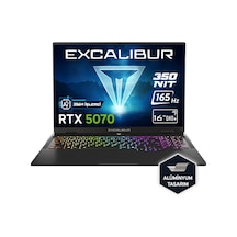 Casper Excalibur G915 AI G915.356H-BF70X-C Core Ultra 7-356H 16 GB 1 TB RTX5070 16" Free Dos Dizüstü Bilgisayar