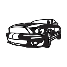 Klasik Arabalar Model 11 Oto Özel Yeni Sticker 25 X 12 Cm