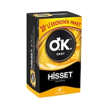 Okey Hisset Prezervatif 20'li 4 Adet
