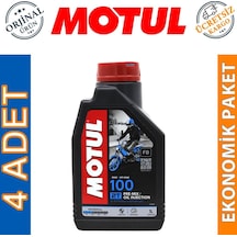 Motul 100 2T 2 Zamanlı Motosiklet Motor Yağı 4 x 1 L