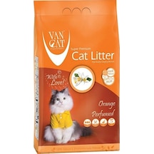Vancat Portakal Kokulu İnce Taneli Topaklaşan Bentonit Kedi Kumu 5 KG