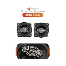 13 Cm Oto Hoparlör 400w 3 Yollu Araç İçi Kapı Hoparlörü Net Ve Güçlü Ses