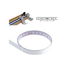 Dancemonkey 2m Kendinden Yapışkanlı Çelik Cetvel, Orta Nokta, Ölçekli Şerit Ölçüsü Diğer