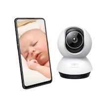 Tp-link Pan/tilt Aı Akıllı Ev Güvenliği Wi-fi Kamera, Bebek Monitörü, 2k, 4mp, Aı Algılama Ve Bildirim, Gece Görüşü, İki Yönlü Ses, Ses Ve Işık Alarmı, Sd Kart Yuvası, Hub Gerekmez Tc72