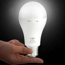 Şarjlı Led Ampul 9w 830 Lümen 6400k Beyaz Işık, Elektrik Kesintisinde Otomatik Yanan E27 Duylu Şarj Edilebilir Acil Durum Işıldak Ampulü Cata Ct-4229