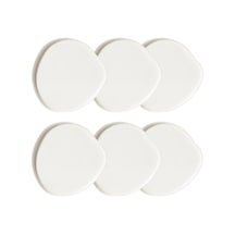 Mudo Home Aspendos Servis Tabağı Seti 26cm - 6lı Beyaz