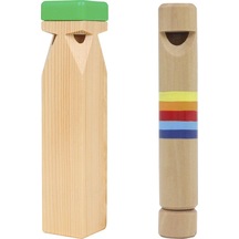 Suntek Montessori Vurmalı Çalgılar Ahşap Oyuncak 2-parça