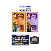 Tudem 7.sınıf 2027 Stüdyo Matematik-türkçe Bağlam Temelli Maarif Müfredat Soru Bankası