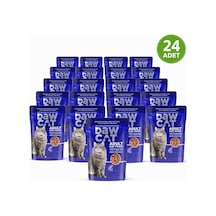 Daw Cat Somonlu Parça Etli Jöleli Yetişkin Kedi Yaş Maması 85 Gr 24 Adet