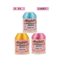 Hubrendy Tedarik 3 Adet Altınbaşak Oya Ve Dantel İpi 20 Gr - Royaleks - No: 600 - 312 - 363
