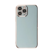 Apple iPhone  Uyumlu- 15 Pro Max Kılıf Volet Silikon - Açık Yeşil