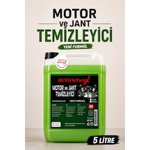 Auto Wiwax Profesyonel 5 Litre Motor Temizleyici Ve Jant Temizleyici Güçlü Yağ Sökücü