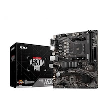 Msi A520M Pro AMD A520 4600 MHz (OC) DDR4 Soket AM4 mATX Anakart