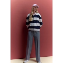 Defacto Straight Fit Fleto Cepli Normal Bel Standart Boy Pantolon F6214ax26spgr394 Gri-gr394