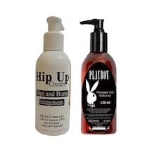 Hubrendy Sh Hipup Hip Enlargement Cream Kalça Kaldırma , Vücut Kremi 120 Ml+playboy Masaj Yağı 120 M