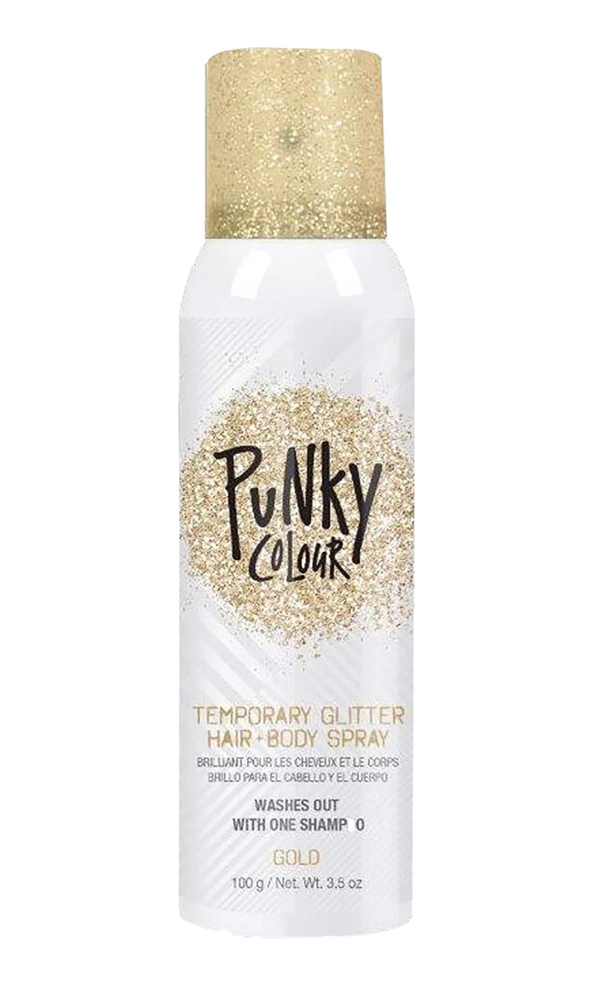 Punky Colour Altın Renk Simli Saç Ve Vücut Spreyi 100gr Altın