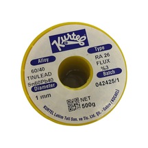 Kurtel 60/40 Lehim Teli 1 Mm 500 G Sn60pb40 Ra26 %3 Flux