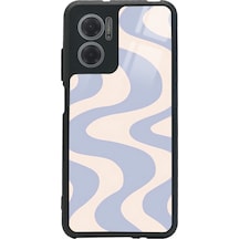 Xiaomi Redmi Note 11e Wave Efect Tasarımlı Glossy Telefon Kılıfı Siyah