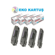 Hp Cb366a 49a Ekonomik lı 4 Lü Paket Uyumlu Toner