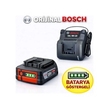 Gba 18v 2.0 Ah Dolum Göstergeli Batarya + Gal 18 20 Şarj Cihazı