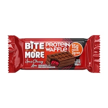 Bite & More Vişne Dolgulu Çikolatalı Protein Waffle 55 G - 8 Adet Tarı