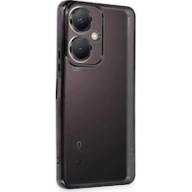 Uray Store Vivo Y27 Kılıf Razer Lensli Silikon - Siyah