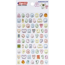 Bigpoint Sticker Komik Harfler X 15 Adet