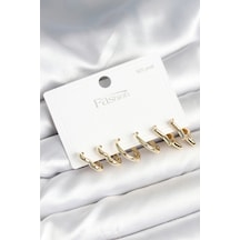 Pirinç Gold Renk Kalp Yıldız Ve Halka Model 925 Ayar Gümüş Çivili Kadın Küpe Seti Çok Renkli Pirinç Gold Renk Kalp Yıldız Ve Halka Model 925 Ayar Gümüş Çivili Kadın Küpe Seti Çok Renkli