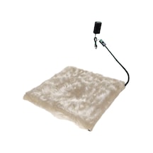 Kedi Minderi Isıtmalı Model 45x45cm 12v Adaptörlü Su Geçirmez Kdtes40