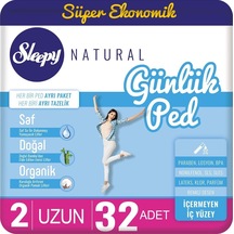 Sleepy Natural Günlük Ped Uzun 32 Adet