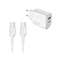 Oppo A91/a93/a94/a95/a96 Uyumlu Şarj Aleti Kablo Ve Başlıklı Set 20w Pd To Type-c - Pl07