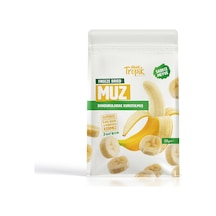 Dondurularak Kurutulmuş Muz 20 G Freeze Dried Meyve Cipsi Çıtır Meyve Kurusu 1 Adet