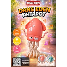 Dans Eden Şarjlı Müzikli Işıklı Ahtapot-emeklemeye Yardımcı Dansçı Kali Pembe