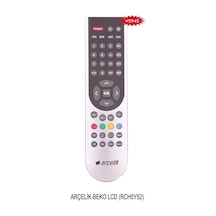Arçelik Uyumlu-Beko Lcd Tv Kumandası Siyah-Gri