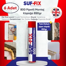 Suf-fix 800 Pipetli Montaj Köpüğü 750ml 6 Adet Profesyonel Dolgu Köpüğü