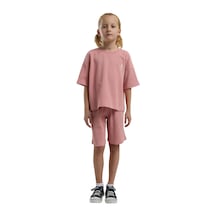 U.S. Polo Assn. Kız Çocuk Bermuda Takım Us2065 Pembe