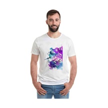 Anime Attack On Titan Baskılı Beyaz Erkek Tshirt (531014811)