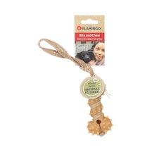 Flamingo Guma İp Sarılı Kemik Oyuncak