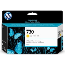 HP 730 P2V64A Mürekkep Kartuş Sarı 130 ML