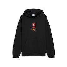 Puma Galatasaray Ftblculture Erkek Geniş Kesim Kapüşonlu Sweatshırt 786848 03 Siyah
